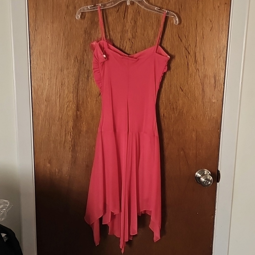 Coral party dress. - Picture 2 of 3